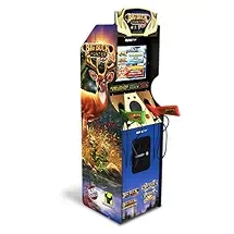 Arcade1Up Big Buck Hunter Pro Deluxe Arcade Machine for Home, 5-Foot-Tall Stand-up Cabinet, 4 Classic Games, and 17-inch Screen