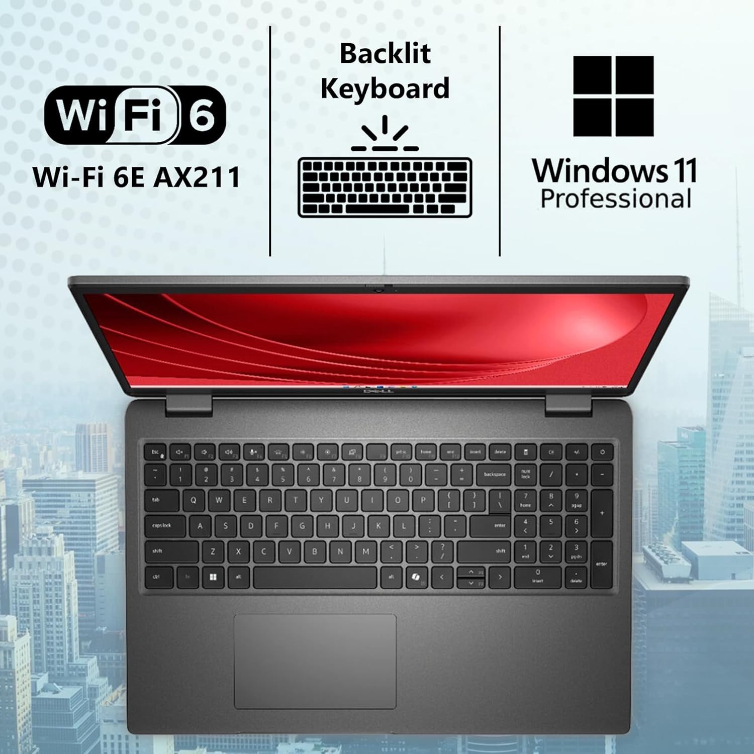 Oemgenuine 2024 Latitude 3550 Laptop 15.6-inch FHD, Intel 10 Core i5-1345U (Beats i7-1270P), 16GB DDR5 RAM, 512GB NVM, WiFi 6E, BT, backlit keyboard, HD network camera, RJ-45, Win 11 Pro, business lap