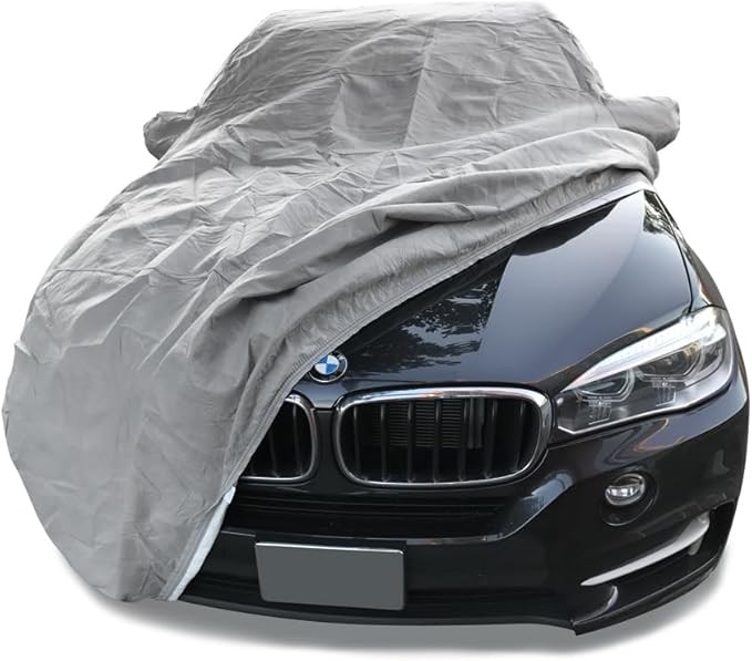 CarsCover customizes heavy-duty all-weather Ultrashield M sport covers suitable for BMW X5 SUVs from 2007 to 2024