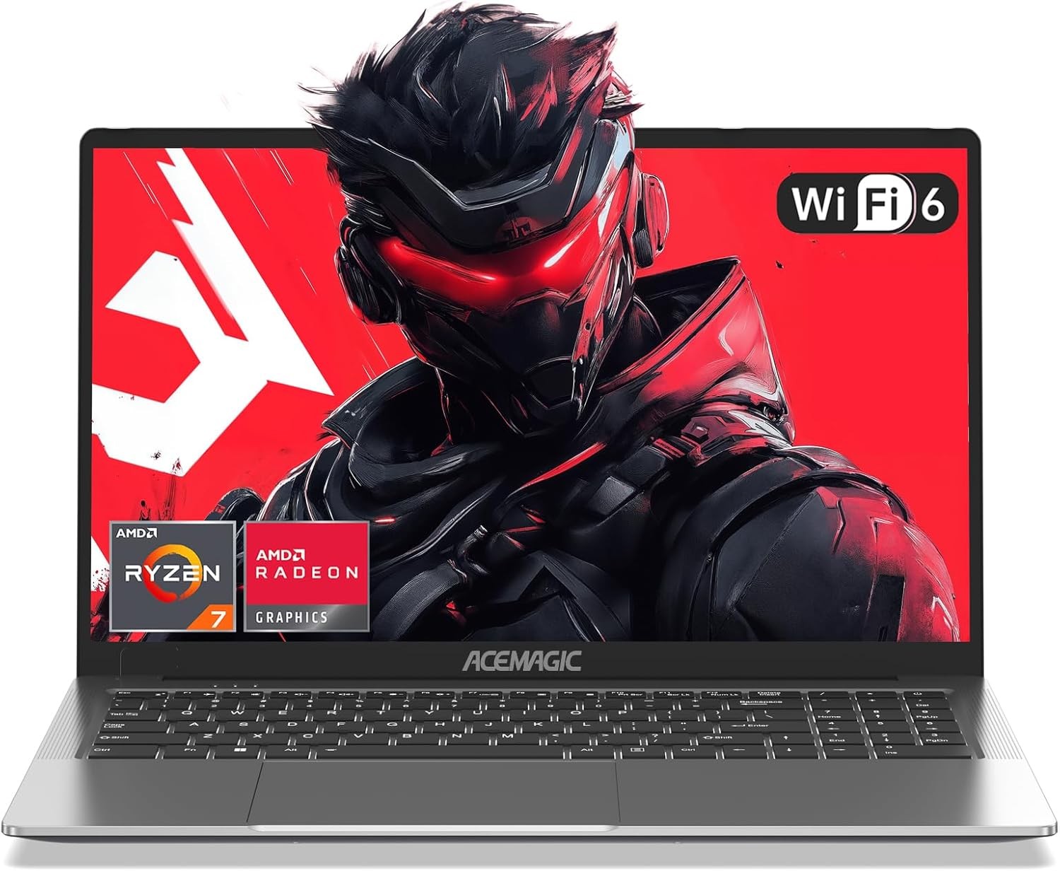 ACEMAGIC 2024 latest gaming laptop, 16.3-inch FHD display laptop, with AMD Ryzen 7 5700U processor (8C/16T) with backlit keyboard, 16GB RAM 512GB M.2 2280 NVMe SSD laptop, Type-C USB3 .2