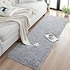 Chicrug Soft Runner Rugs for Bedroom Living Room Plush Fluffy Rug 2x6 Feet, Shag Furry Area Rug Carpet Non Shedding for Nursery Children Kids Girls Room Home Decorative, Grey