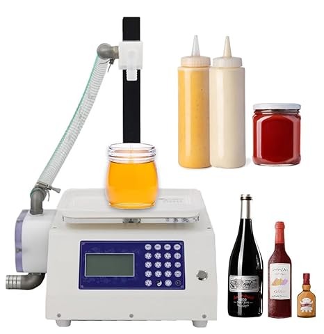Honey Bottle Filling Machine,Viscous Liquid Filling Machine,Quick Fill Honey Filler,Paste Filling Machine,Automatic Bottling Equipment for Shampoo,Edible Oil,Tomato Sauce,50-5000ml