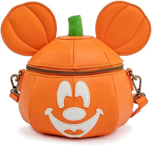 Loungefly Disney Mickey Mouse Mick-O-Lantern Halloween Crossbody Purse bag