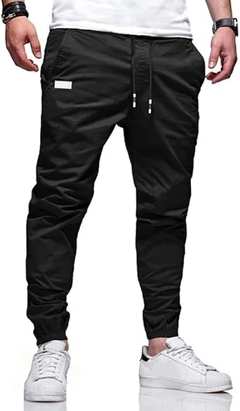 Men's Jogger chino overalls Hiking outdoor casual pants Chino fitness track and field jogging pants casual cotton pants