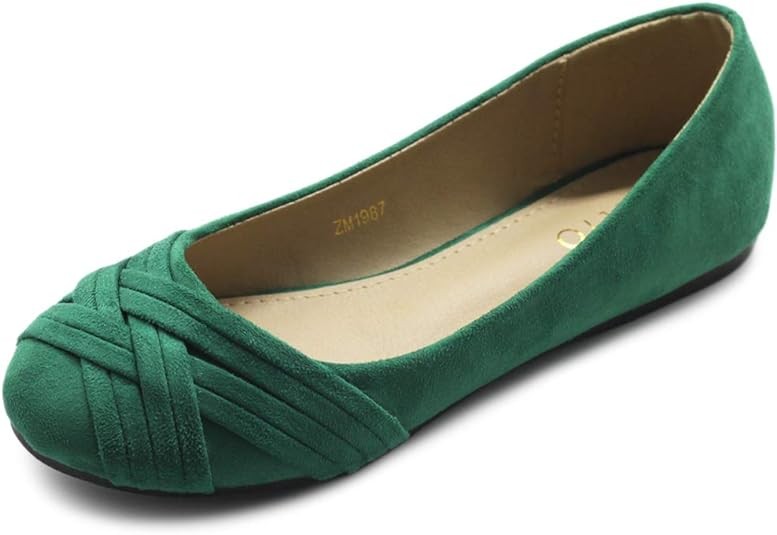Ollio Women's Ballet Shoe Cute Casual Comfort Flat
