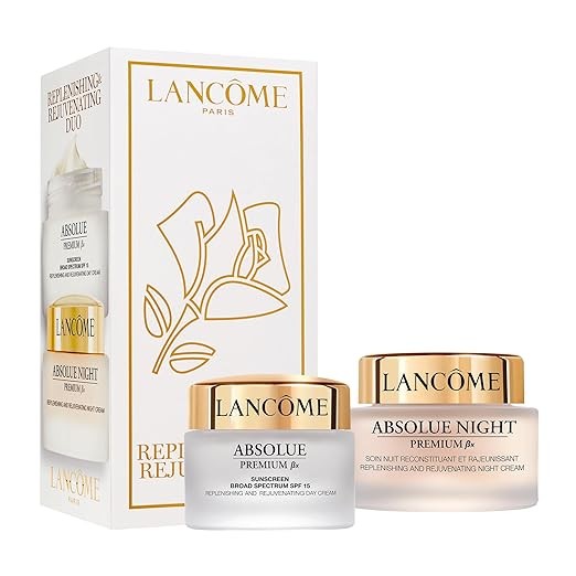 Lancôme Absolue Premium Bx Day & Night Skincare Set - Day Cream with SPF 15 2.5 Fl Oz & Night Cream 2.5 Fl Oz