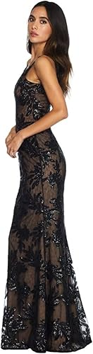 Dress the Population Women's Sharon Mermaid Maxi Dress
