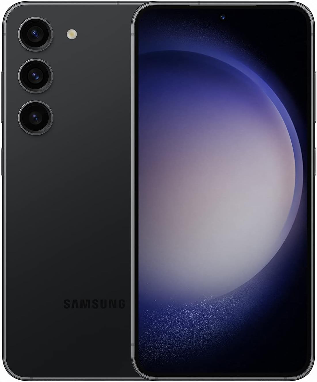 SAMSUNG Galaxy S23 5G (128GB, 8GB) 6.1" AMOLED, 50MP 8K Camera, Global Volte (International Model Fully Unlocked for AT&T, Verizon, T-Mobile, Global 5G) S911W (w/ 25W Fast Charger, Phantom Black)