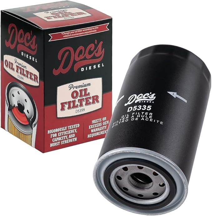 Doc's Diesel Oil Filter 12-piece set D5335-12 compatible RAM 6.7L Cummins 2500, 3500, 4500, 5500 2007.5-2024 RAM 5.9L Cummins 2500, 3500 5500 1989-2007.5: Replace 05083285AA