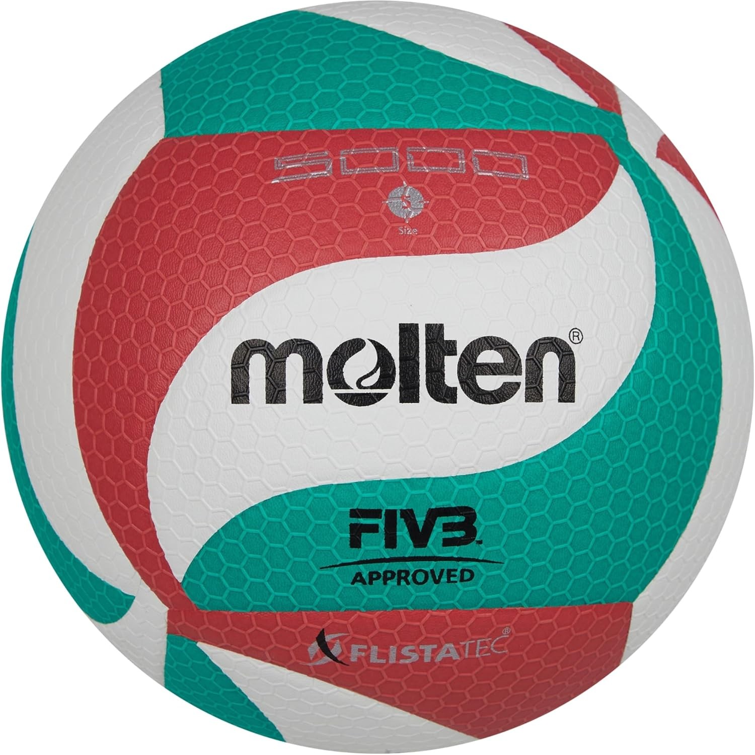 Molten Top Competition Ball V5M5000-DE White/Green/Red 5