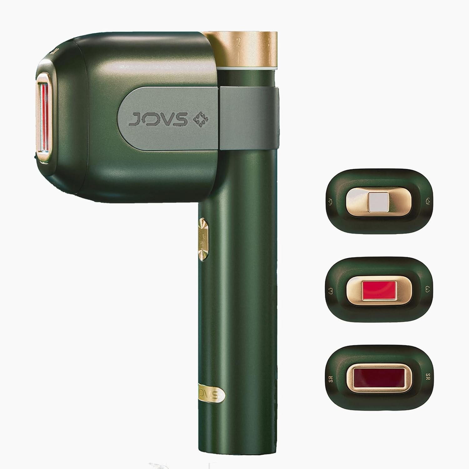 JOVS Venus Pro IPL Hair Removal Device for Women & Men with 3 Attachment Filters, Painless Permanent at-home Epilation with Unlimited Flashes, Long-lasting Hair Remover for Body and Face